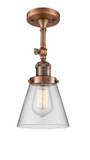 Semi-Flush Mts. Glass Down by Innovations ( 405 | 201F-AC-G62 Franklin Restoration ) 