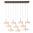 Linear/Island 4 Light + by Hubbardton Forge ( 39 | 131148-SKT-STND-86-GS0818 Clouds ) 