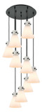 Pendants Multi-port/Cascade by Innovations ( 405 | 119-410-1PS-BK-G411-8WH Downtown Urban ) 