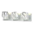Bathroom Fixtures Three Lights by Hubbardton Forge ( 39 | 201322-SKT-82-CR Gatsby ) 