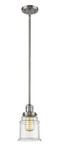 Mini Pendants Glass Down by Innovations ( 405 | 201S-SN-G182-LED Franklin Restoration ) 
