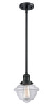 Mini Pendants Glass Down by Innovations ( 405 | 201S-BK-G532-LED Franklin Restoration ) 