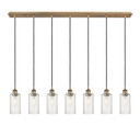 Linear/Island 4 Light + by Innovations ( 405 | 127B-7P-BB-G434-7SDY Downtown Urban ) 
