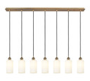 Linear/Island 4 Light + by Innovations ( 405 | 127B-7P-BB-G434-7WH Downtown Urban ) 