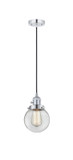 Mini Pendants Glass Down by Innovations ( 405 | 201CSW-PC-G202-6-LED Franklin Restoration ) 