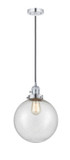 Mini Pendants Glass Down by Innovations ( 405 | 201CSW-PC-G204-10-LED Franklin Restoration ) 