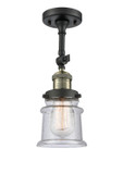 Semi-Flush Mts. Glass Down by Innovations ( 405 | 201F-BAB-G184S Franklin Restoration ) 