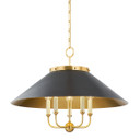 Mid. Chandeliers Metal Shade by Hudson Valley ( 70 | MDS1403-AGB/DB Clivedon ) 