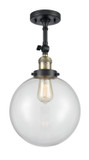 Semi-Flush Mts. Glass Down by Innovations ( 405 | 201F-BAB-G202-10 Franklin Restoration ) 