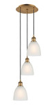 Mini Pendants 3 Light Cluster by Innovations ( 405 | 113B-3P-BB-G381 Ballston ) 