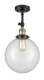 Semi-Flush Mts. Directional by Innovations ( 405 | 201F-BAB-G202-10-LED Franklin Restoration ) 