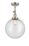 Semi-Flush Mts. Glass Down by Innovations ( 405 | 201F-SN-G204-12 Franklin Restoration ) 