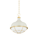 Pendants Metal Shade by Hudson Valley ( 70 | MDS1502-AGB/OW Holkham ) 