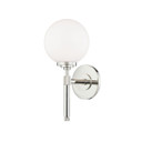 Sconces Single Glass by Hudson Valley ( 70 | 3701-PN Bowery ) 