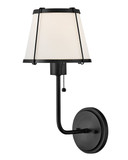 Sconces Single Candle by Hinkley ( 13 | 4890BK Clarke ) 