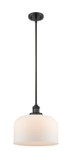 Pendants Glass Down by Innovations ( 405 | 201S-BK-G71-L Franklin Restoration ) 