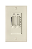 Fans Fan Controls by Hinkley ( 13 | 980008FAL Wall Control 4spd Dual Slide ) 