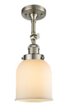 Semi-Flush Mts. Glass Down by Innovations ( 405 | 201F-SN-G51-LED Franklin Restoration ) 