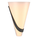 Sconces Single Glass by Hubbardton Forge ( 39 | 206563-SKT-LFT-20-GG0074 Half Cone ) 