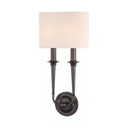 Sconces Double Candle by Hudson Valley ( 70 | 1232-OB Lourdes ) 