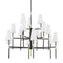 Large Chandeliers Candle by Hudson Valley ( 70 | 3748-AOB Bowery ) 