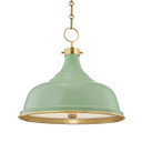 Pendants Metal Shade by Hudson Valley ( 70 | MDS300-AGB/LFG Painted No.1 ) 