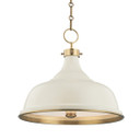 Pendants Metal Shade by Hudson Valley ( 70 | MDS300-AGB/OW Painted No.1 ) 