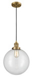 Mini Pendants Cable by Innovations ( 405 | 201C-BB-G202-12-LED Franklin Restoration ) 