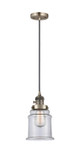 Mini Pendants Glass Down by Innovations ( 405 | 201CSW-AB-G182-LED Franklin Restoration ) 