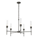 Mid. Chandeliers Glass Up by Hubbardton Forge ( 39 | 105045-SKT-07-ZM0611 Vela ) 