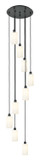 Pendants Multi-port/Cascade by Innovations ( 405 | 119B-9P-BK-G434-7WH Downtown Urban ) 