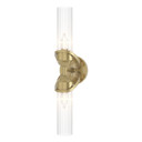 Sconces Double Glass by Hubbardton Forge ( 39 | 201346-SKT-86-ZM0634 Bow ) 
