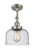 Semi-Flush Mts. Glass Down by Innovations ( 405 | 201F-SN-G74 Franklin Restoration ) 