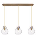 Linear/Island 3 Light Bar by Innovations ( 405 | 123-410-1PS-BB-G410-8CL Downtown Urban ) 