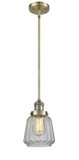 Mini Pendants Glass Down by Innovations ( 405 | 201S-AB-G142-LED Franklin Restoration ) 