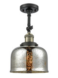 Semi-Flush Mts. Glass Down by Innovations ( 405 | 201F-BAB-G78-LED Franklin Restoration ) 