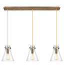 Linear/Island 3 Light Bar by Innovations ( 405 | 123-410-1PS-BB-G411-8SDY Downtown Urban ) 