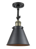 Semi-Flush Mts. Glass Down by Innovations ( 405 | 201F-BAB-M13-BK Franklin Restoration ) 