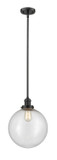 Mini Pendants Glass Down by Innovations ( 405 | 201S-OB-G204-12-LED Franklin Restoration ) 
