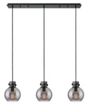 Linear/Island 3 Light Bar by Innovations ( 405 | 123-410-1PS-BK-G410-8SM Newton ) 