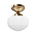 Semi-Flush Mts. Glass Down by Hunter ( 47 | 48065 Saddle Creek ) 
