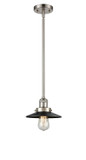 Mini Pendants Exposed Lamps by Innovations ( 405 | 201S-SN-M6-BK-LED Franklin Restoration ) 