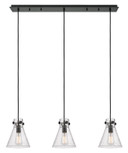 Linear/Island 3 Light Bar by Innovations ( 405 | 123-410-1PS-BK-G411-8SDY Downtown Urban ) 