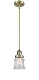 Mini Pendants Exposed Lamps by Innovations ( 405 | 201S-AB-G184S-LED Franklin Restoration ) 