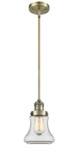 Pendants Glass Down by Innovations ( 405 | 201S-AB-G192-LED Franklin Restoration ) 