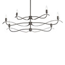 Large Chandeliers Candle by Hubbardton Forge ( 39 | 136350-SKT-MULT-07 Willow ) 