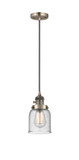 Mini Pendants Glass Down by Innovations ( 405 | 201CSW-AB-G54-LED Franklin Restoration ) 