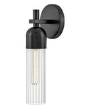 Sconces Single Glass by Hinkley ( 13 | 50910BK Soren ) 