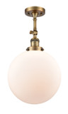 Semi-Flush Mts. Directional by Innovations ( 405 | 201F-BB-G201-12 Franklin Restoration ) 