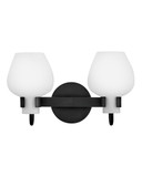 Bathroom Fixtures Two Lights by Hinkley ( 13 | 50952BK Sylvie ) 